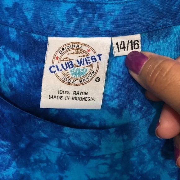 Club West Dress Women Sz 14/16 - Picture 2 of 2